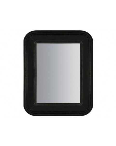 Libra Moretti Matt black  Rectangular Wooden Mirror